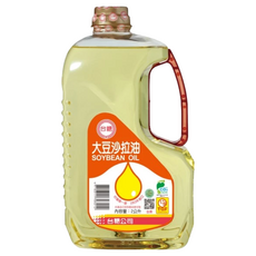 台糖 大豆沙拉油, 2公升, 100%純大豆釀造, 適合煎煮炒及製作沙拉, 2L, 1瓶
