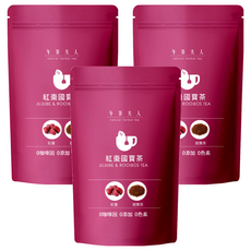 午茶夫人 紅棗國寶茶包 Set 12包, 無添加物無咖啡因，孕婦哺乳適用，幫助入睡，氣色紅潤, 3g, 3袋