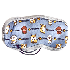 Comefree 定時溫控熱敷眼罩 萌犬 USB連接, 1個