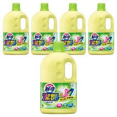 Haiter 新奇 台灣公司貨 漂白水 淡雅花朵香 綠色, 2L, 5桶