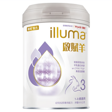 illuma 啟賦 Wyeth 惠氏 羊幼兒成長配方 3號, 含羊乳蛋白，分子小好消化吸收，添加維生素A，增進黏膜健康, 1-3歲適用, 800g, 1罐
