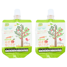 Nature Village 自然村 蘋果紅蘿蔔果汁, 100ml, 韓國生產, 無糖無色素, 專為孩子著想, 2包