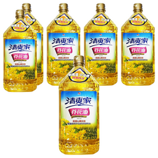 統一 清爽家芥花油 2000ml, 非基因改造原料, 2L, 6瓶