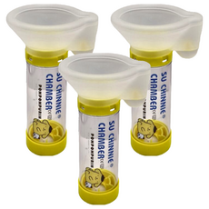 SU CHINNIE 舒喘寧 吸藥輔助器 兒童型, 布丁狗, 3個