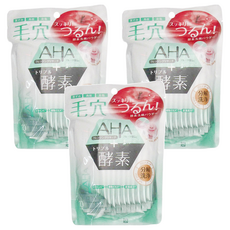 BCL AHA 柔膚溫和酵素潔顏粉, 0.4g*30包, 12g, 3袋