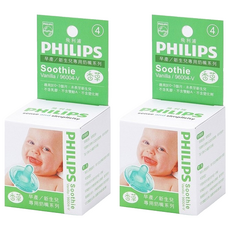 PHILIPS 飛利浦 香草奶嘴, 4號, 0歲以上, 2個