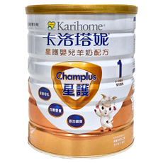 Karihome 卡洛塔妮 星護嬰兒羊奶配方 1號, 紐西蘭原裝進口, 含HN001益生菌, 含HMO寡醣2’-FL, 800g, 1罐
