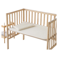 lolbaby 幼兒可水洗床墊, 親膚柔軟, 簡約設計, 可自由清洗, M 70*100cm, 奶油色, 1個