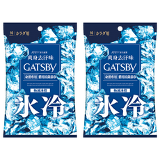 GATSBy 體用抗菌濕巾 極凍冰橙 10張, 2包