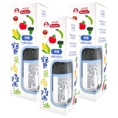Nnutrinini 脆妮妮 寶貝滴醬油 純素, 低鈉薄鹽, 自然釀造, 無添加物, 台灣國產純黑豆, 薄鹽, 150ml, 3瓶