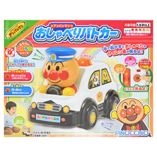 PiNOCCHiO ANPANMAN 麵包超人 有聲警車，日本知名卡通造型，語音互動設計，扮家家酒遊戲, 1入