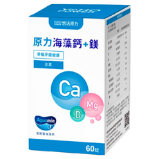 悠活原力 海藻鈣鎂錠, 60顆, 1g, 1罐