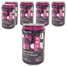 TTL BIO-TECH 台酒生技 烏梅黑麥汁, 330mL, 台灣啤酒, 6罐