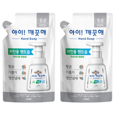LION 獅王 趣淨 Ai! Kekute 趣淨廚房專用洗手慕斯補充包, 200ml, 2包