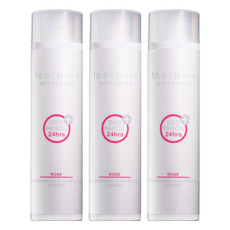 FOOTPURE 第三代鞋蜜粉 玫瑰香氛, 抗菌防止腳臭, 吸附腳汗保持乾爽, 穿鞋不穿襪, 100ml, 3瓶