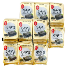 廣川海苔 韓國產 全羅道海苔 3.5克*12包, 42g, 2袋