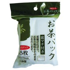 Ekomoda 茶葉濾袋，65枚入, 95x70mm, 日本製, 1包, 單一顏色