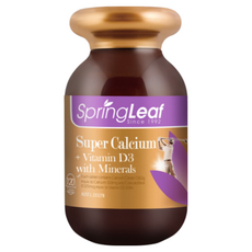 SpringLeaf 綠芙特級 Super 檸檬酸鈣全方位加強錠+維生素D3+礦物質 120錠, 120顆, 333mg, 1罐