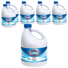 CLOROX 高樂氏 漂白水 原味, 殺菌99.9%, 2.8L, 6桶