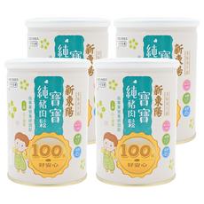 新東陽 寶寶純豬肉鬆, 營養豐富, 高蛋白, 低脂, 低糖, 低鈉, 無防腐劑與味精, 120g, 4罐