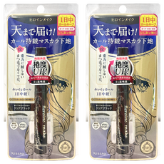 KISSME 奇士美 heroine make 花漾美姬 神捲翹防水打底睫毛膏 01透明黑, 透明黑, 2支