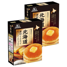 MORINAGA 森永 北海道素材鬆餅粉, 日本原裝進口 鬆軟綿密 加倍濃厚的細緻口感, 300g, 2盒