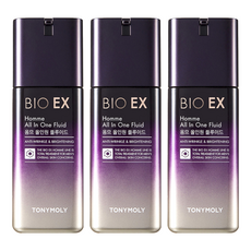 TONYMOLY BIO EX 男士胜肽多合一護膚乳液，舒緩敏感肌膚，護膚保濕，清爽護理毛孔, 130ml, 3瓶