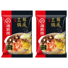 海底撈 上湯三鮮鍋底, 適合3-5人份, 200g, 2袋