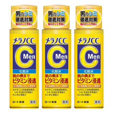 Melano CC 男士維他命C化妝水170ml 3瓶裝, 深層保濕, 亮白膚色, 清爽控油, 170ml, 3瓶