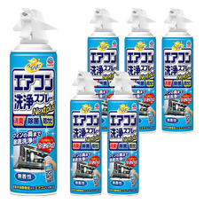 EARTH 地球製藥 免水洗消臭除菌冷氣清潔劑, 99.9%抑菌, 420ml, 6瓶