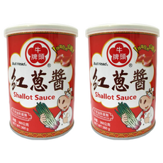 牛頭牌 紅蔥醬, 選用進口芥花油, 無動物油脂, 不添加防腐劑、人工色素, 360g, 2罐