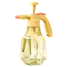 德利生活 氣壓式噴水器 1.5L PET+PP材質, 黃色, 1個