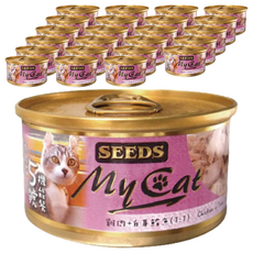惜時 MyCat 我的貓 罐頭, 5號機能餐 雞肉 + 白身鮪魚, 85g, 24罐
