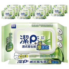 US baby 優生 濕式衛生紙 植萃清新, 99.9%抗菌, 弱酸性配方, 全家適用, 厚不易破, 100%原生木漿, 100%可沖馬桶, 40張, 12包