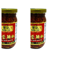 寧記 蒜蓉辣椒, 嚴選朝天椒, 台灣原料, 高溫殺菌, 245g, 2罐