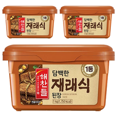 CJ Haechandle 韓式傳統大醬, 1公斤裝, 1kg, 3盒