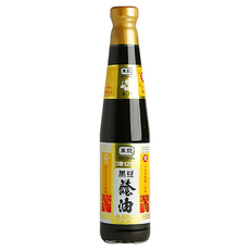 黑龍 春蘭級黑豆蔭油膏, 古法120天日曝, 不含防腐劑、味精、糖精、人工色素, 台灣製造, 400ml, 1瓶