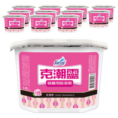 farcent 花仙子 克潮靈 櫥櫃用除濕劑盒裝 玫瑰, 210g, 12個