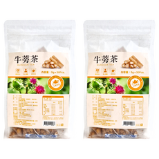 牛蒡茶, 5g x 30包, 三角茶包, 2袋
