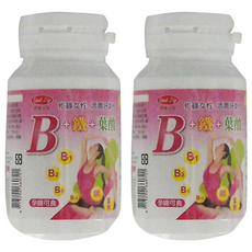 good Life 得意人生 女性 B + 鐵, 30顆, 2罐