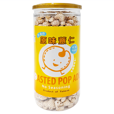 品益生技 原味薏仁, 全穀類非油炸原型零食, 60g, 1罐
