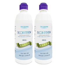 TICON 帝康 視潤多效保養液, 添加玻尿酸, 360mL, 2瓶