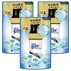 Lenor 蘭諾 衣物芳香豆 青檸紫羅蘭 補充包, 3包, 440ml