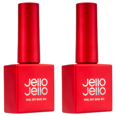 Jello Jello 可撕式底層凝膠 10毫升 韓國, 透明, 10ml, 2瓶