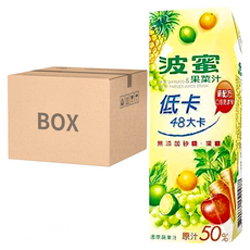 波蜜 低卡果菜汁, 250ml, 36入