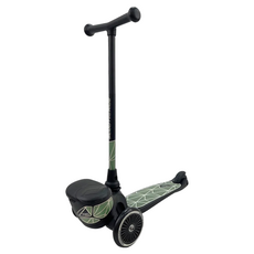 SCOOT AND RIDE 奧地利 Kick 2滑板車, T把手寬約23CM, T把手高約70CM, 車身長約64CM, 64 x 23 x 70cm, 幾何綠, 1個