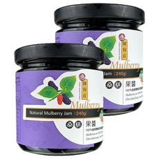 陳稼莊 桑椹果醬 240g, 100%使用陳稼莊果園自種桑椹, 2罐