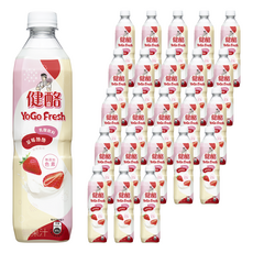金車 健酪乳酸飲料草莓酪酪口味, 580ml, 24瓶