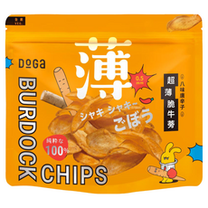 DoGa 超薄脆牛蒡 八味唐辛子 (全素), 80g, 1包
