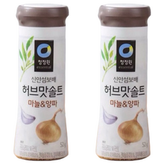 清靜園 草本味海鹽 (大蒜 + 洋蔥) 52g, 2瓶